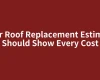Your Roof Replacement Estimate Should Show Every Cost